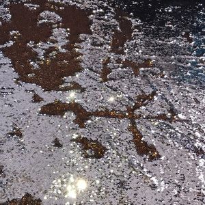 Burning man sequins blanket